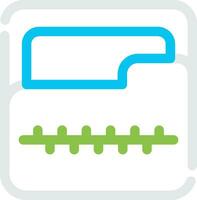 Zip Folder Creative Icon Design vector