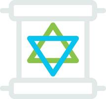 Scroll torah Creative Icon Design vector