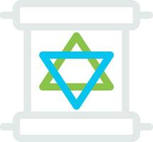 Scroll torah Creative Icon Design vector