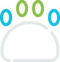 Two Different Color Design vector