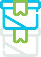 Boxes Creative Icon Design vector