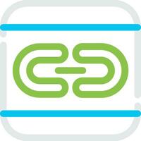 Link Creative Icon Design vector
