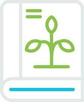 Botany Book Creative Icon Design vector