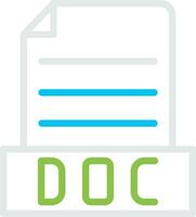 Doc Creative Icon Design vector