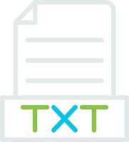 TXT creativo icono diseño vector