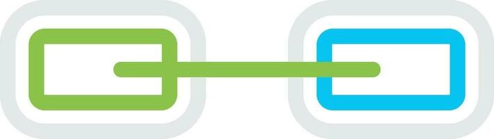 Link Creative Icon Design vector