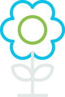 Flower Creative Icon Design vector