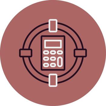 icono de vector de destino