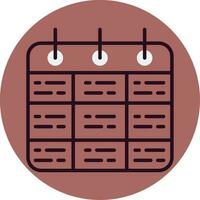 Timetable Vector Icon