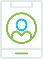 Contact Creative Icon Design vector