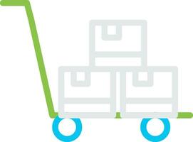 Trolley Creative Icon Design vector