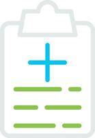 Medical Report Creative Icon Design vector
