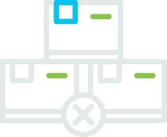 Out Of Stock Creative Icon Design vector
