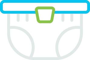Diapers Creative Icon Design vector