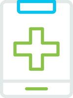 Medical Phone Creative Icon Design vector