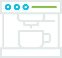 Coffee Machine Creative Icon Design vector