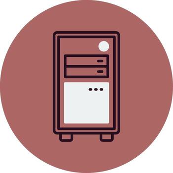 Computer Case Vector Icon