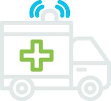 Ambulance Creative Icon Design vector