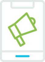 Online Ad Creative Icon Design vector