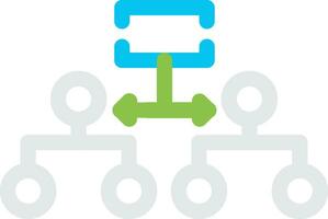 Labeled Hierarchy Creative Icon Design vector