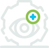 Optometry Practice Creative Icon Design vector