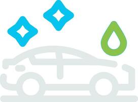 Car Wash Creative Icon Design vector