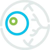 Eyeball Creative Icon Design vector