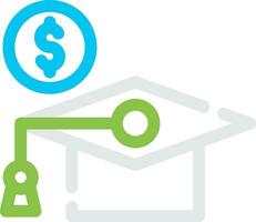 College Savings Plan Creative Icon Design vector