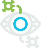 Eye Disease Creative Icon Design vector
