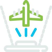 Ar Flight Training Creative Icon Design vector