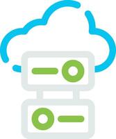 Cloud Storage Creative Icon Design vector