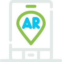 Ar Navigation Creative Icon Design vector