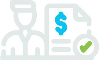 Dealer Invoice Creative Icon Design vector