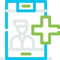 Medical Ecommerce Provider Creative Icon Design vector