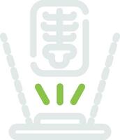 Virtual X Ray Creative Icon Design vector