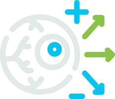 Longsighted Creative Icon Design vector