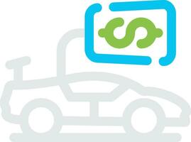 Vehicle Sales Creative Icon Design vector