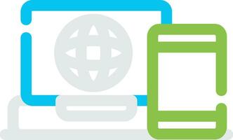 Multi Platform Creative Icon Design vector
