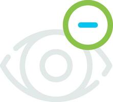 Shortsighted Creative Icon Design vector