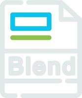 Blend Creative Icon Design vector