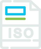 ISO Creative Icon Design vector