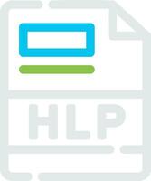 HLP Creative Icon Design vector