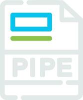 PIPE Creative Icon Design vector