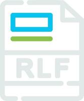 RLF Creative Icon Design vector