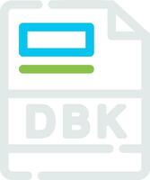 dbk creativo icono diseño vector