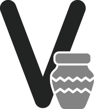 Capital V Vector Icon