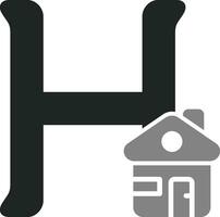 Capital H Vector Icon