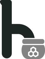 Small H Vector Icon