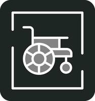 Wheelchair Sign Vector Icon