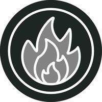 Flammable Vector Icon
